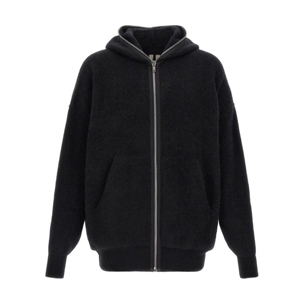 Rick Owens Black Marabou Men's Sweatshirt